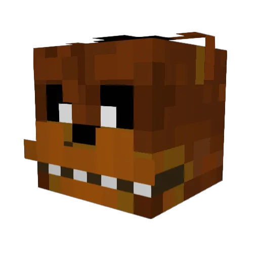 OMGitstheLeaf Minecraft avatar head, 3D render
