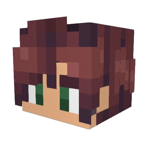 OML_Auditore Minecraft avatar head, 3D render