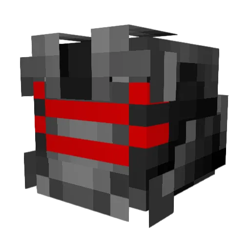 OMMATEAL Minecraft avatar head, 3D render