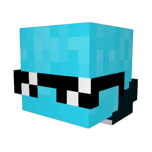 OMM_GAMING Minecraft avatar head, 3D render