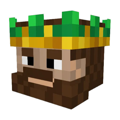 OMR2003 Minecraft avatar head, 3D render