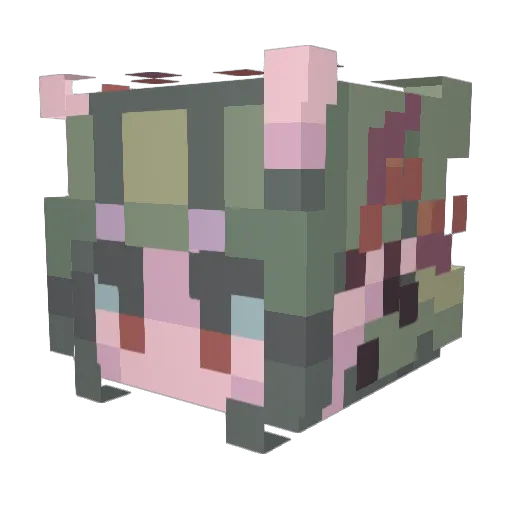 OMaidenHaveFaith Minecraft avatar head, 3D render