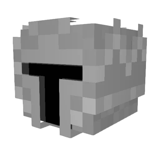 OMain007 Minecraft avatar head, 3D render