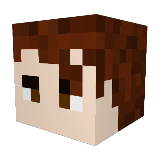 OMaoOWO Minecraft avatar head, 3D render