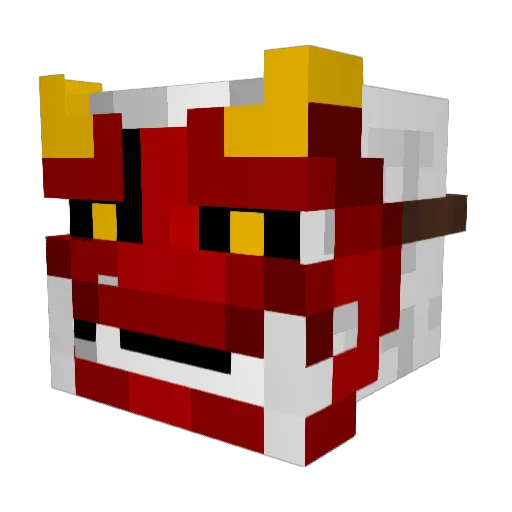 ON1KU Minecraft avatar head, 3D render