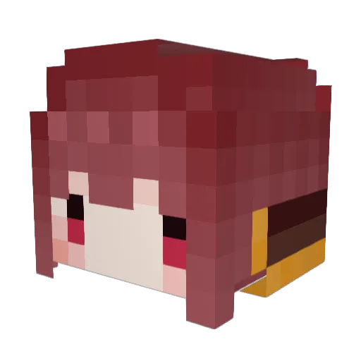 ONAAA1997 Minecraft avatar head, 3D render