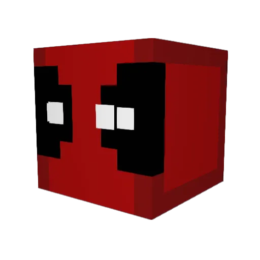 ONEDASL Minecraft avatar head, 3D render