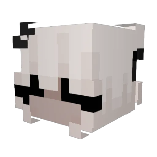 ONEPIECEGIRL Minecraft avatar head, 3D render