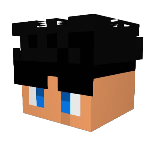 ONEPUNCHMAN3087 Minecraft avatar head, 3D render
