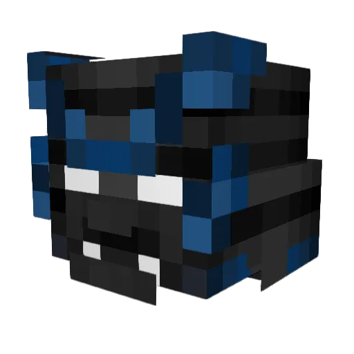 ONI11111 Minecraft avatar head, 3D render