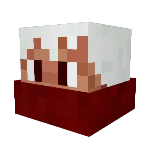 ONNO121 Minecraft avatar head, 3D render