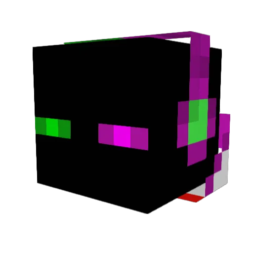 ONOC2008 Minecraft avatar head, 3D render