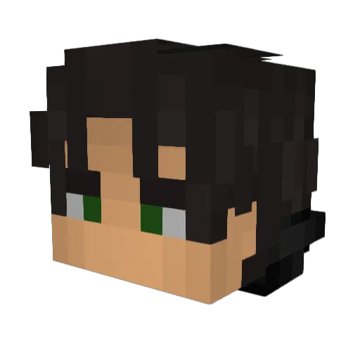 ON_Taylor Minecraft avatar head, 3D render