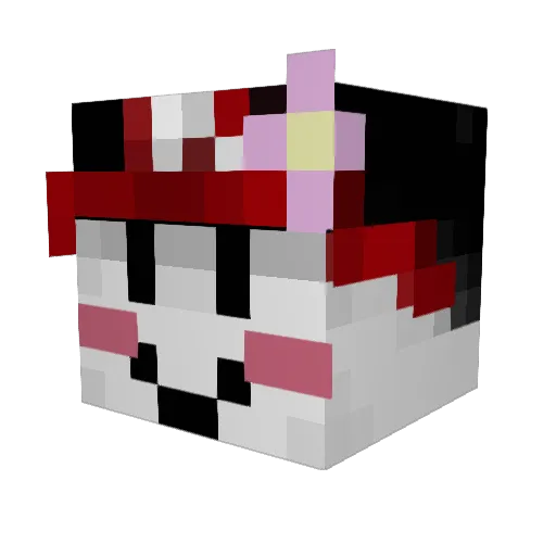 OOFIY Minecraft avatar head, 3D render