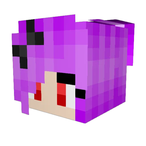 OOFcatz08 Minecraft avatar head, 3D render
