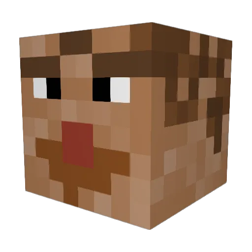 OOGiii Minecraft avatar head, 3D render