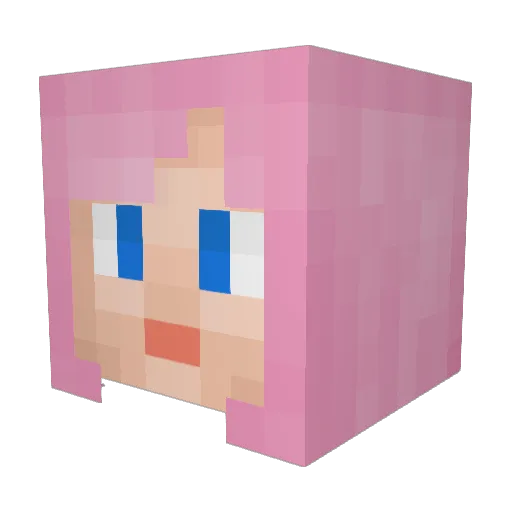OOSnake Minecraft avatar head, 3D render