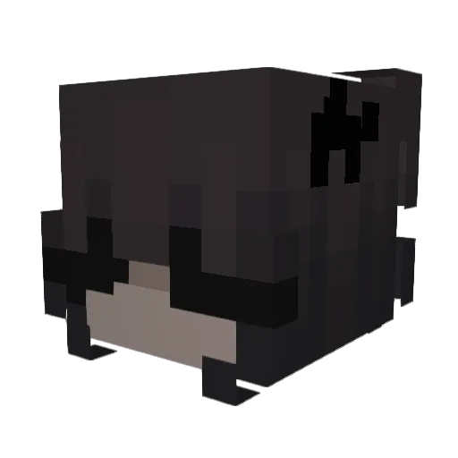 OPAGP Minecraft avatar head, 3D render
