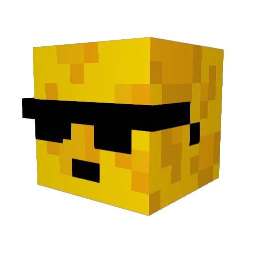 OPA_Falk Minecraft avatar head, 3D render