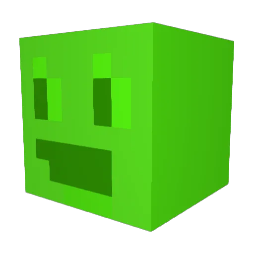 OPBanana2 Minecraft avatar head, 3D render