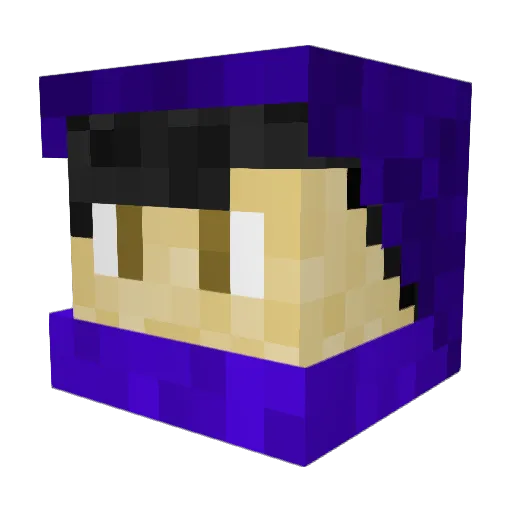 OPEXAR Minecraft avatar head, 3D render