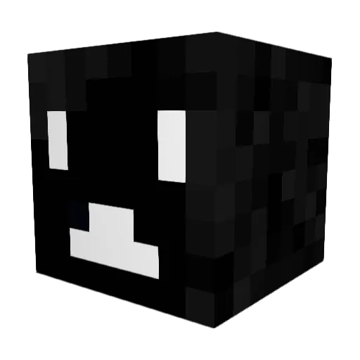 OPFrzen Minecraft avatar head, 3D render