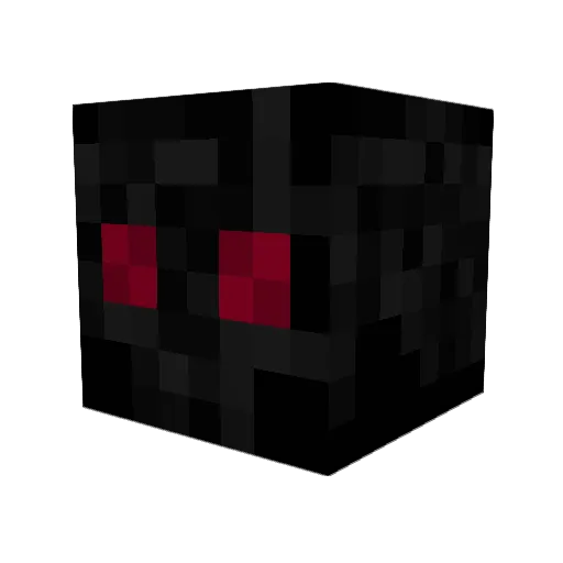 OPG8 Minecraft avatar head, 3D render