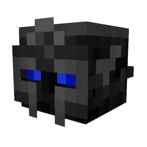 OPKNIGHT9 Minecraft avatar head, 3D render