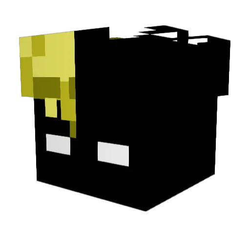 OPRESS0R Minecraft avatar head, 3D render