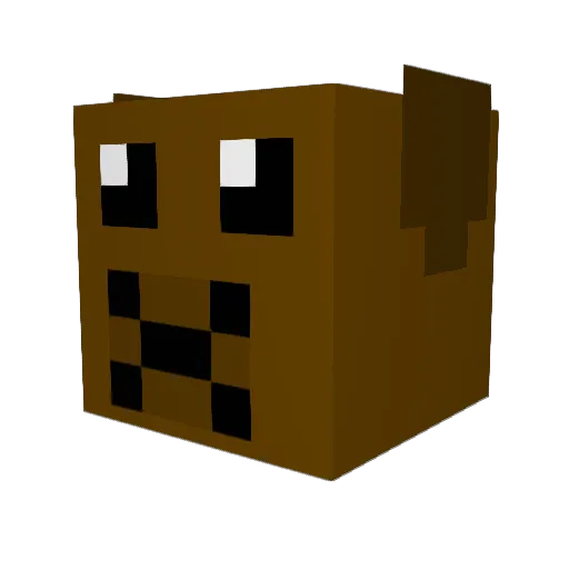 OPTristan Minecraft avatar head, 3D render