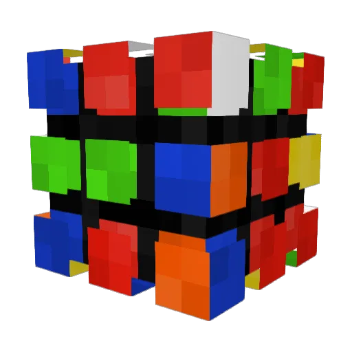 OPWCluckers Minecraft avatar head, 3D render