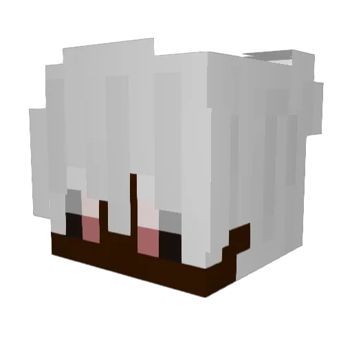 OP_PLAZE Minecraft avatar head, 3D render