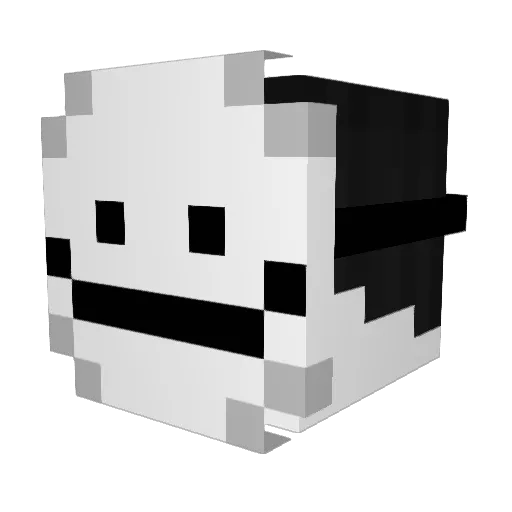 OPwayt Minecraft avatar head, 3D render