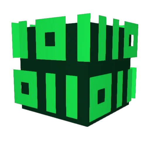 OR0_ Minecraft avatar head, 3D render