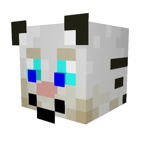 OR1ON_MC Minecraft avatar head, 3D render