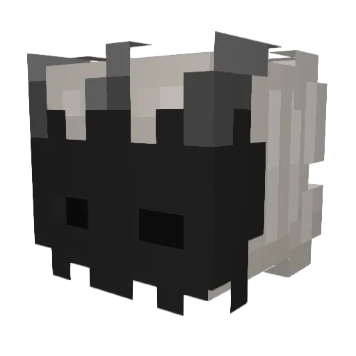 ORABUNI Minecraft avatar head, 3D render