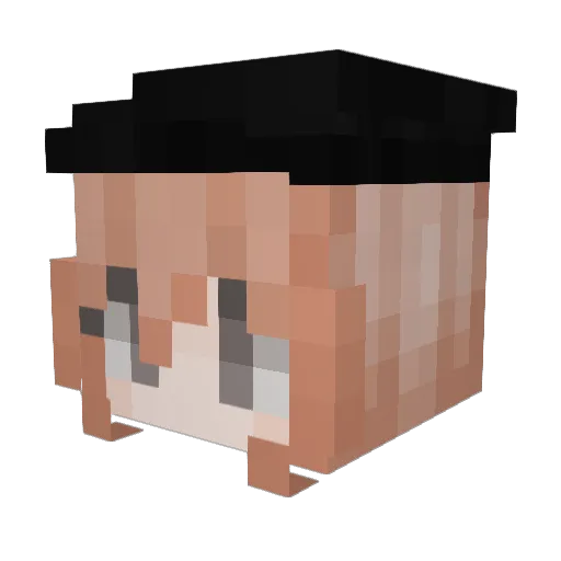 ORANGESTAR0 Minecraft avatar head, 3D render