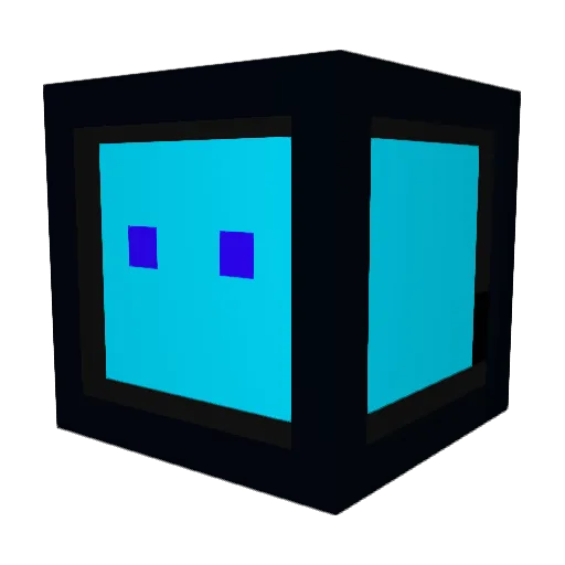ORCHIDWBK Minecraft avatar head, 3D render