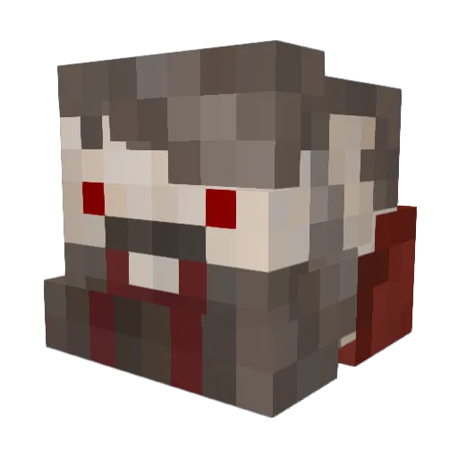 ORENGLE Minecraft avatar head, 3D render