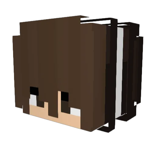 OREO144 Minecraft avatar head, 3D render