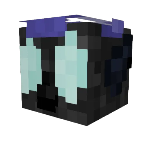 OREOR Minecraft avatar head, 3D render