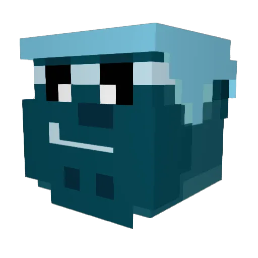 ORIAX233 Minecraft avatar head, 3D render