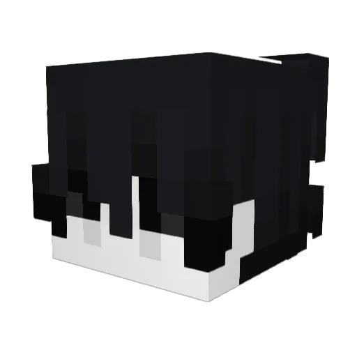 ORIQ0 Minecraft avatar head, 3D render
