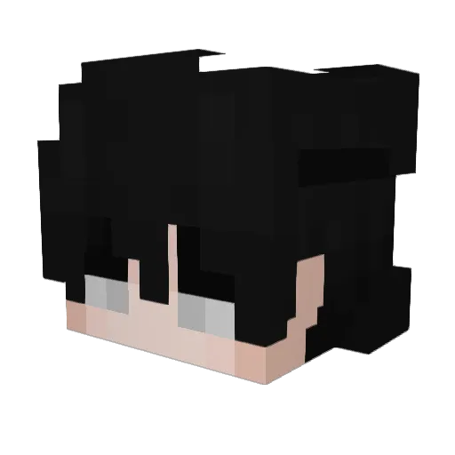 OSAMA04 Minecraft avatar head, 3D render