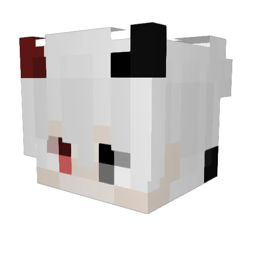 OSCAR6758 Minecraft avatar head, 3D render
