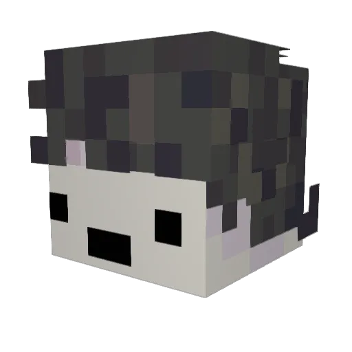 OSCAR_67 Minecraft avatar head, 3D render