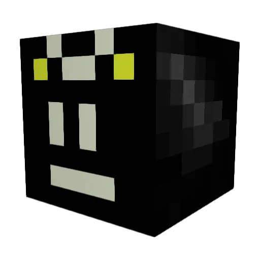 OSCIR Minecraft avatar head, 3D render