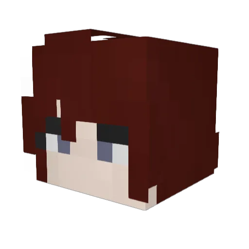 OSHMKUFA2010 Minecraft avatar head, 3D render