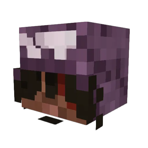 OSI3L Minecraft avatar head, 3D render