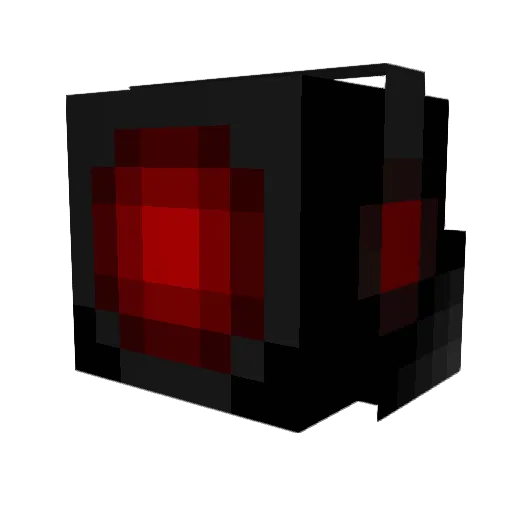 OSIRIS_WWW Minecraft avatar head, 3D render